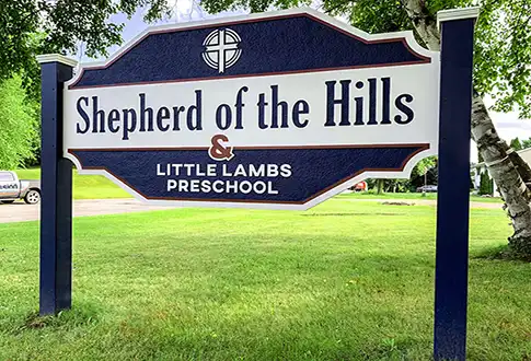Sandblasted & Routed Signs